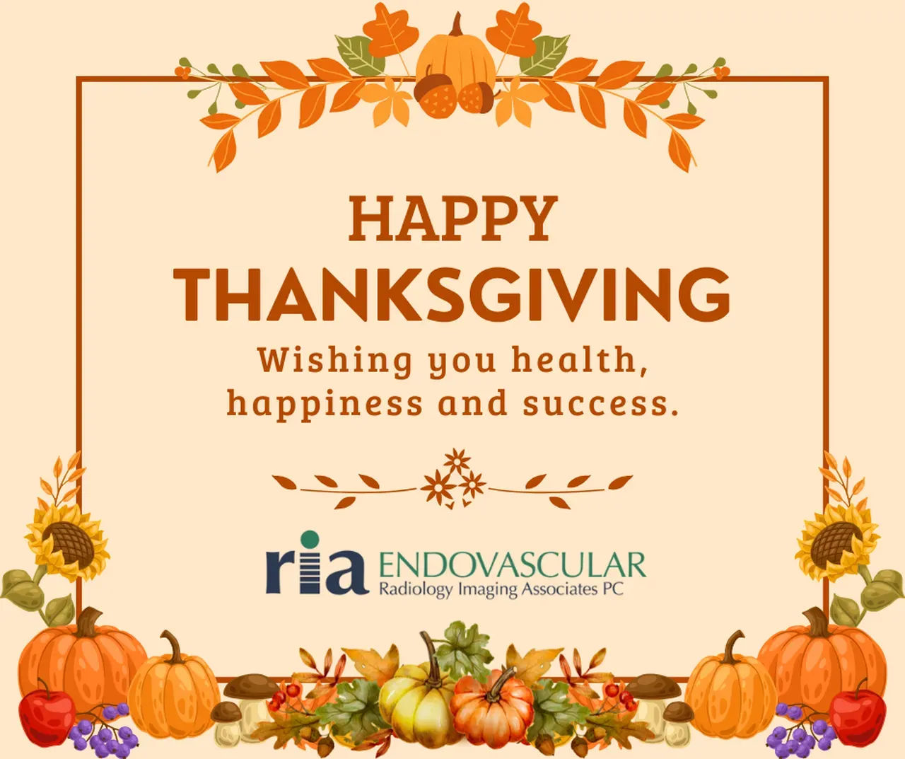 Celebrating a Healthy Thanksgiving with RIA Endovascular ...