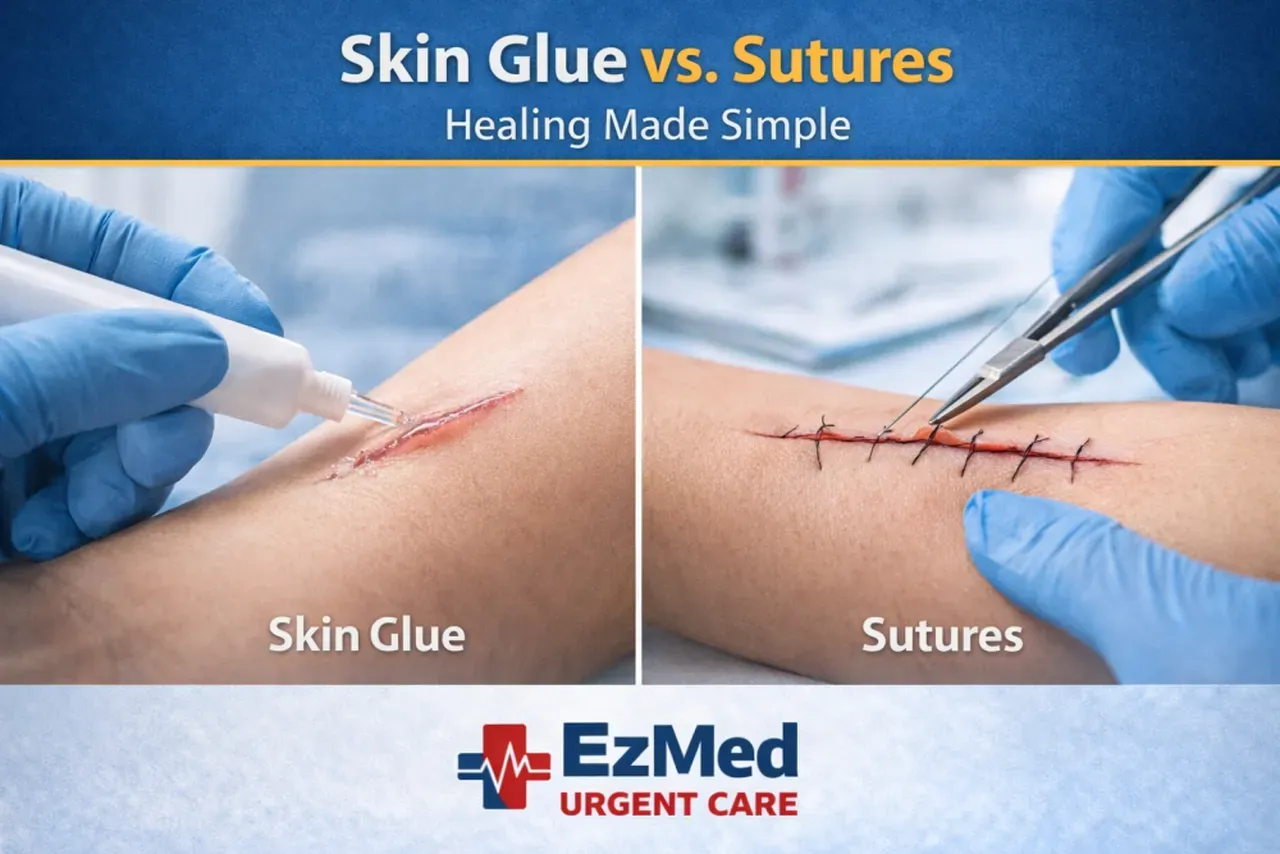 Laceration Repair: Skin Glue vs. Sutures – Which Is Best? | Urgent Care ...