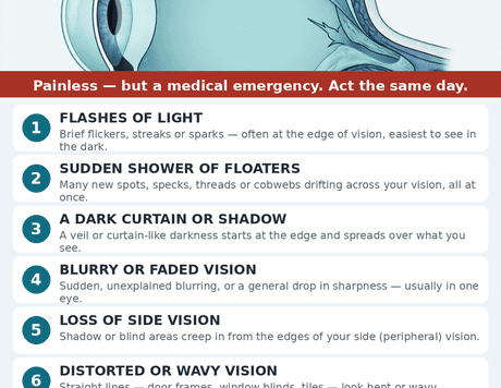 Retinal Detachment: 7 Signs