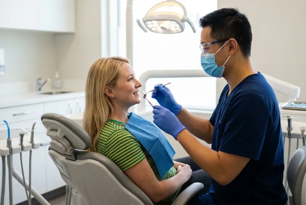 dentist-performing-dental-cleaning-on-patient