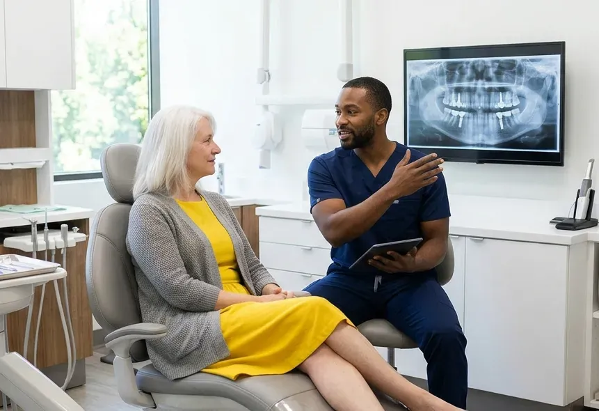 dentist-discussing-dentures-vs-dental-implants-with-patient